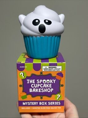Spooky Cupcake Squishy Toy - Slow Rise Foam Squishy - Blind Box CVS Halloween